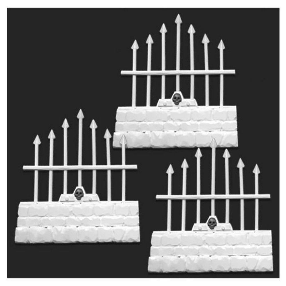 PREORDER Reaper: Bones Classic: Graveyard Short Fences (3) (Plastic)