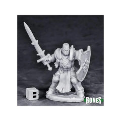 PREORDER Reaper: Bones Classic: Crusader Swordsman (Plastic)