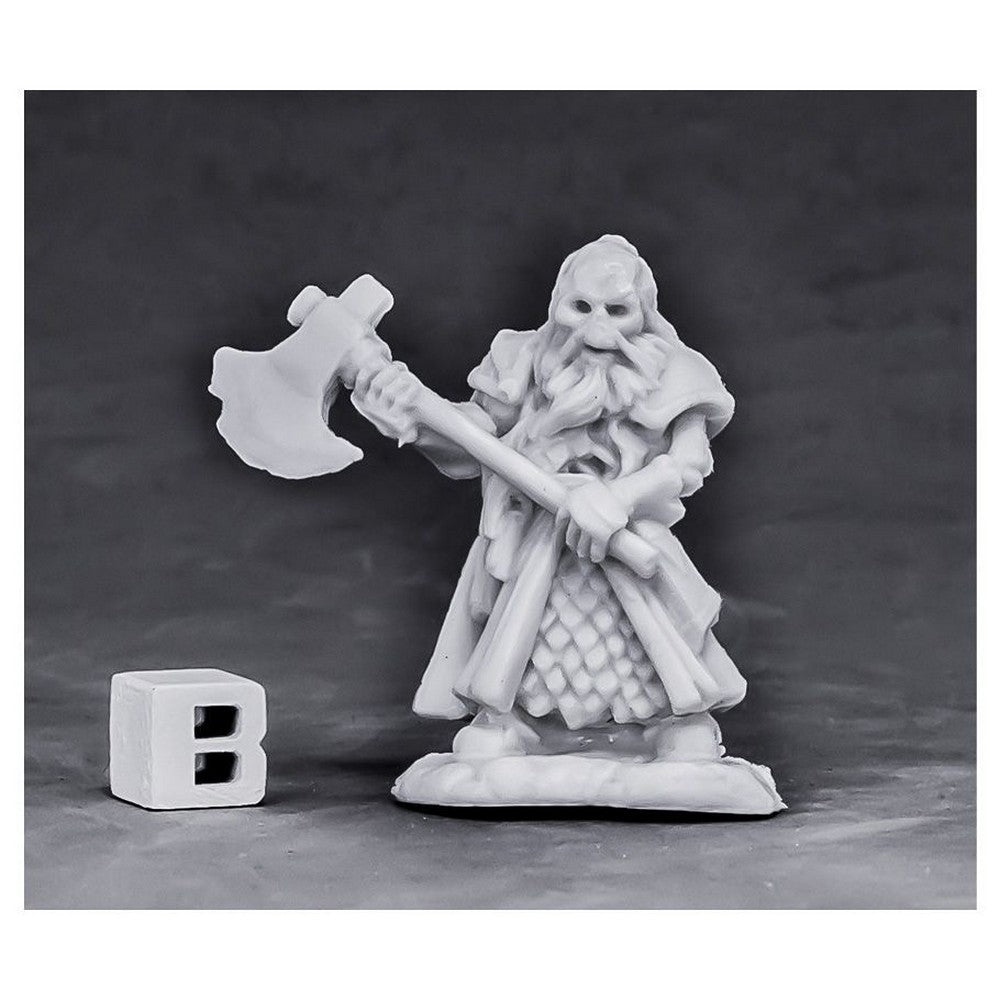 PREORDER Reaper: Bones Classic: Undead Dwarf Fighter (Plastic)