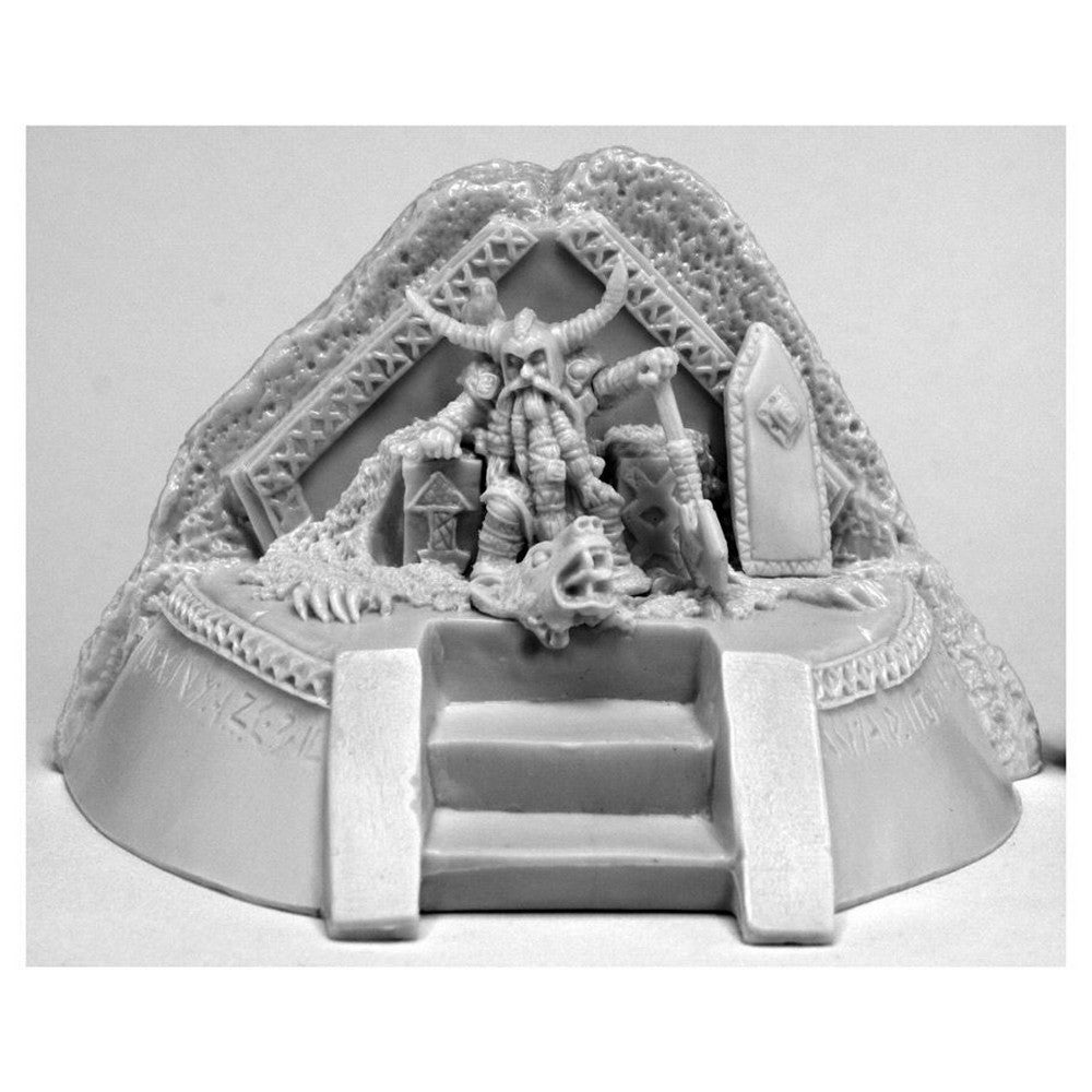 PREORDER Reaper: Bones Classic: Dwarf King on Throne (Plastic)