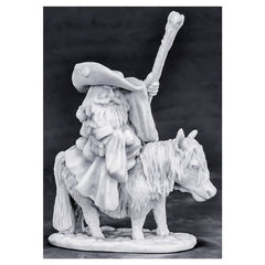 PREORDER Reaper: Bones Classic: Dwarf Mounted Battle Mage (Plastic)