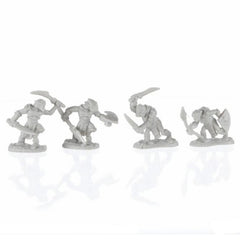 PREORDER Reaper: Bones Classic: Armored Goblin Warriors (4) (Plastic)
