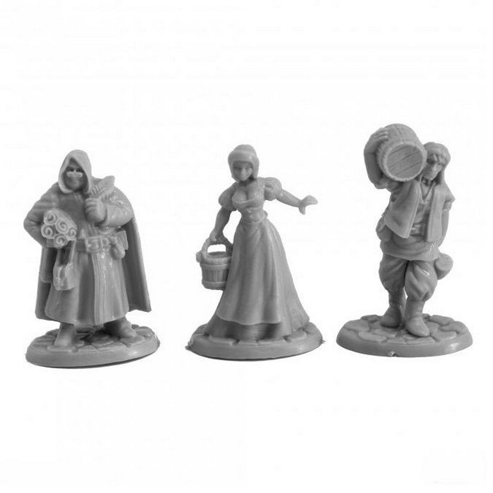 PREORDER Reaper: Bones Classic: Townsfolk III (3) (Plastic)