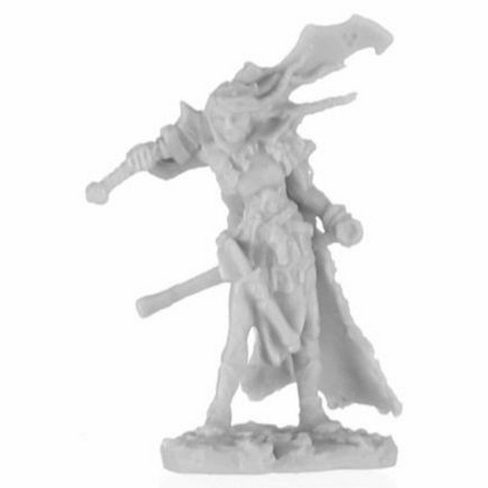PREORDER Reaper: Bones Classic: Talnyth - Female Elf Barbarian (Plastic)