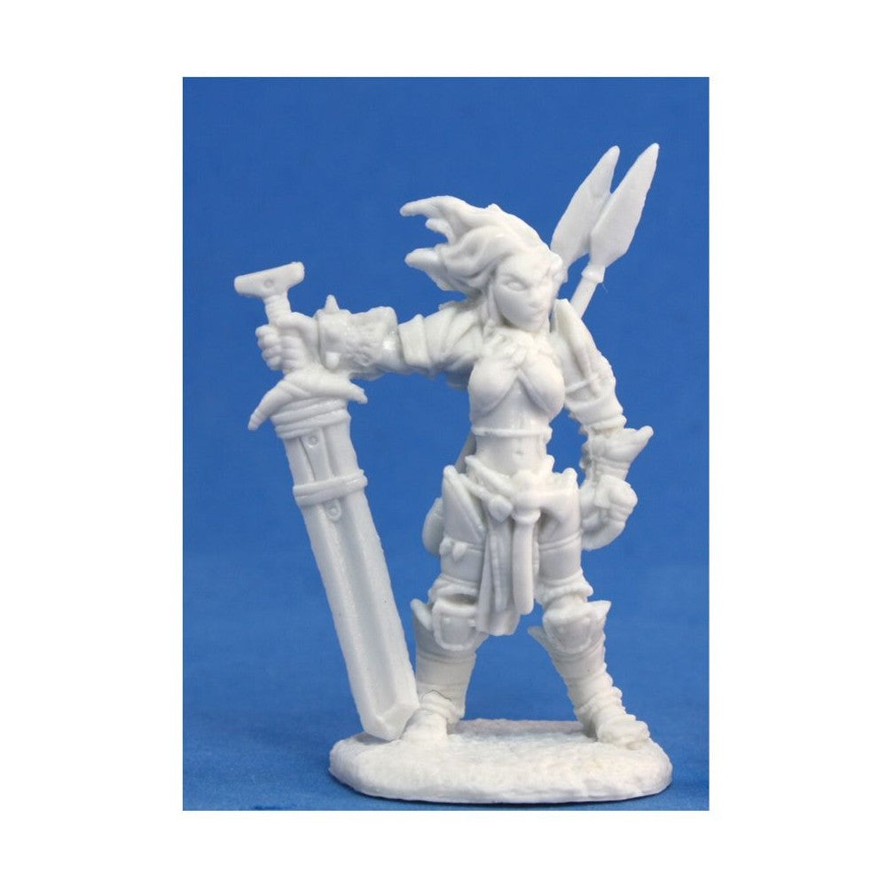 PREORDER Reaper: Pathfinder Bones: Amiri - Iconic Barbarian (Plastic)