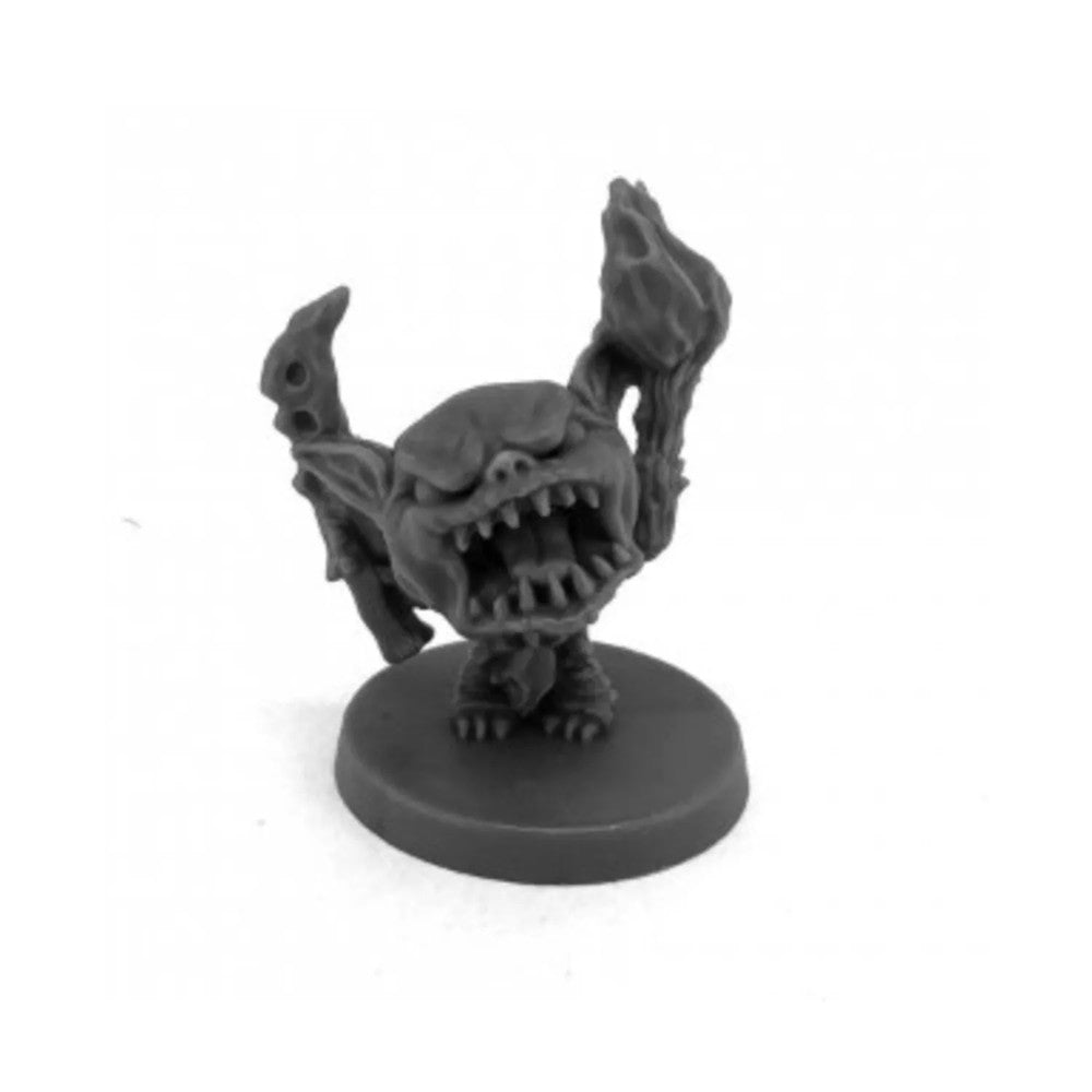 PREORDER Reaper: Pathfinder Bones: Chibi Goblin Pyro (Plastic)