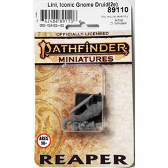 PREORDER Reaper: Pathfinder Bones: Lini and Droogami - Iconic Gnome Druid (2e) (Plastic)