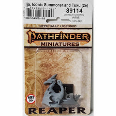 PREORDER Reaper: Pathfinder Bones: Ija - Iconic Summoner and Tuku (2e) (Plastic)