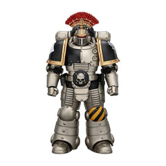 PREORDER Warhammer Collectibles: 1/18 Scale Iron Warriors Mkll Tactical Sergeant with Power Sword. Bolt Pstl