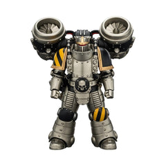 PREORDER Warhammer Collectibles: 1/18 Scale Iron Warriors MkII Assault Legionary1 with Bolt pistol. Chain axe