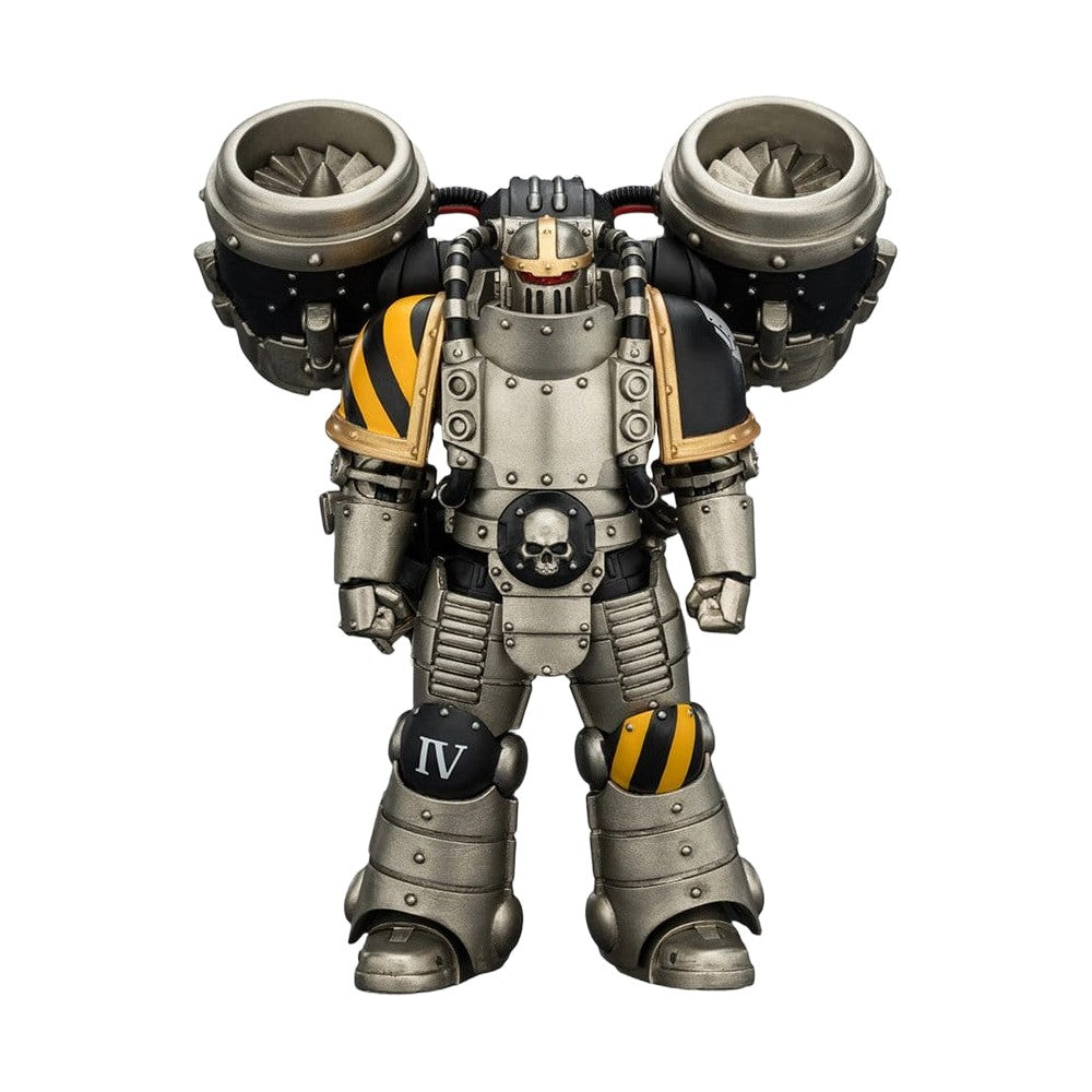 PREORDER Warhammer Collectibles: 1/18 Scale Iron Warriors MkII Assault Legionary2 with Bolt pstl & Heavy axe