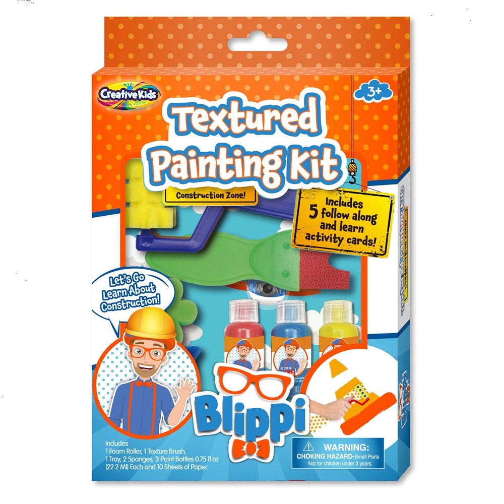 PREORDER Blippi Textured painting kit