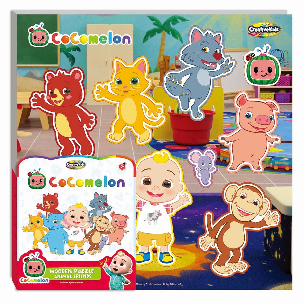 PREORDER Cocomelon Chunky Puzzles - Animal Friends