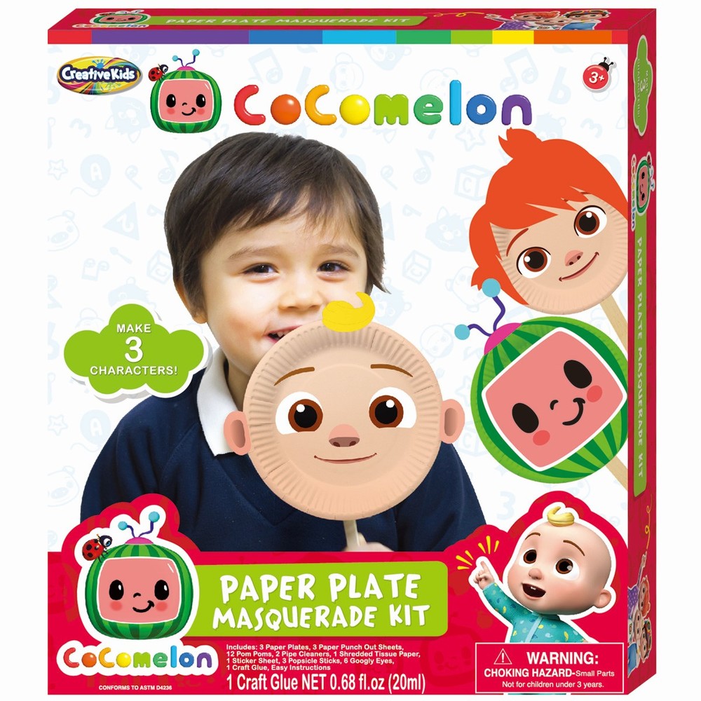 PREORDER Cocomelon Make and Play Plate Craft