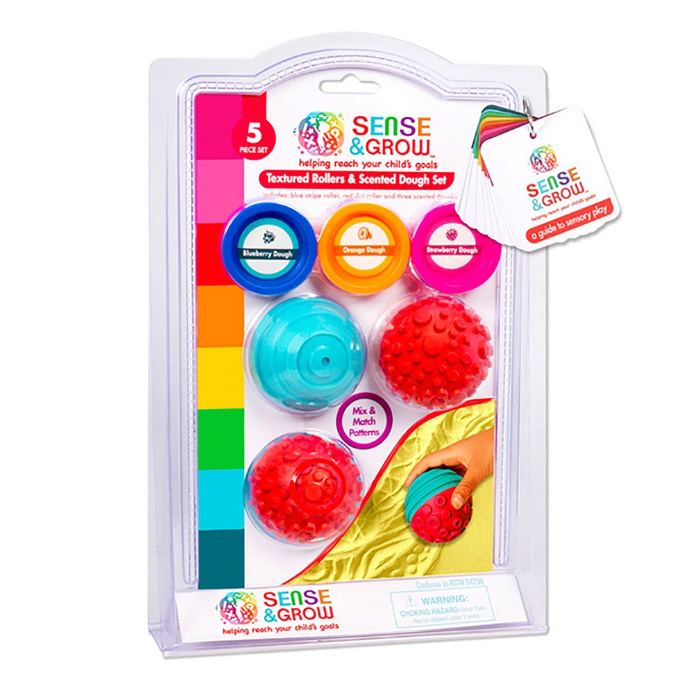 PREORDER Sense & Grow - Mix & Match Sensory Textured Rollers & Scented Dough Set