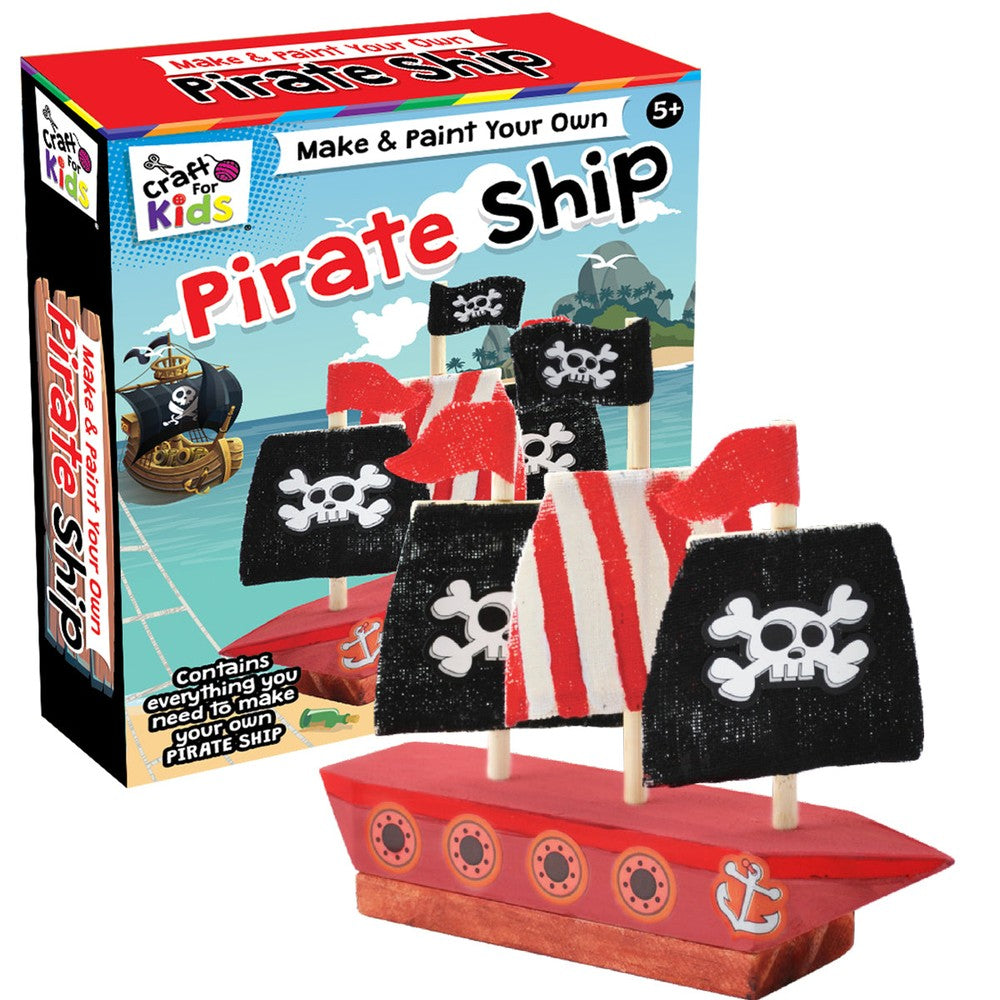 PREORDER Make & Paint Your Own Pirate Ship