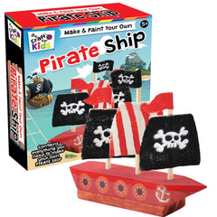 PREORDER Make & Paint Your Own Pirate Ship