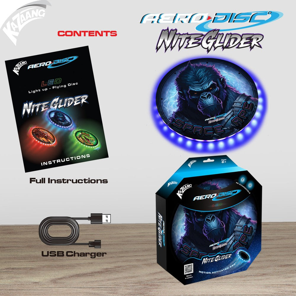 PREORDER Aero Disc Nite Glider - Space Ape