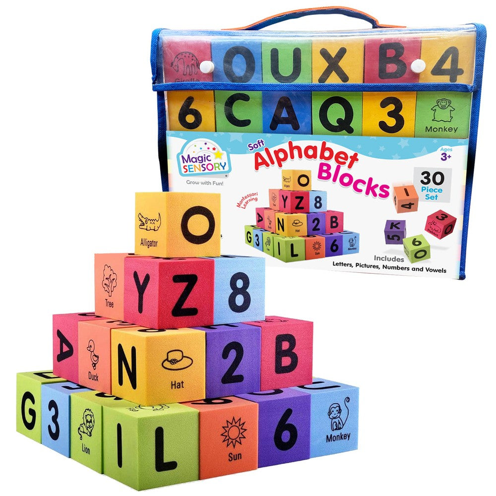 PREORDER Alphabet & Number Foam Blocks