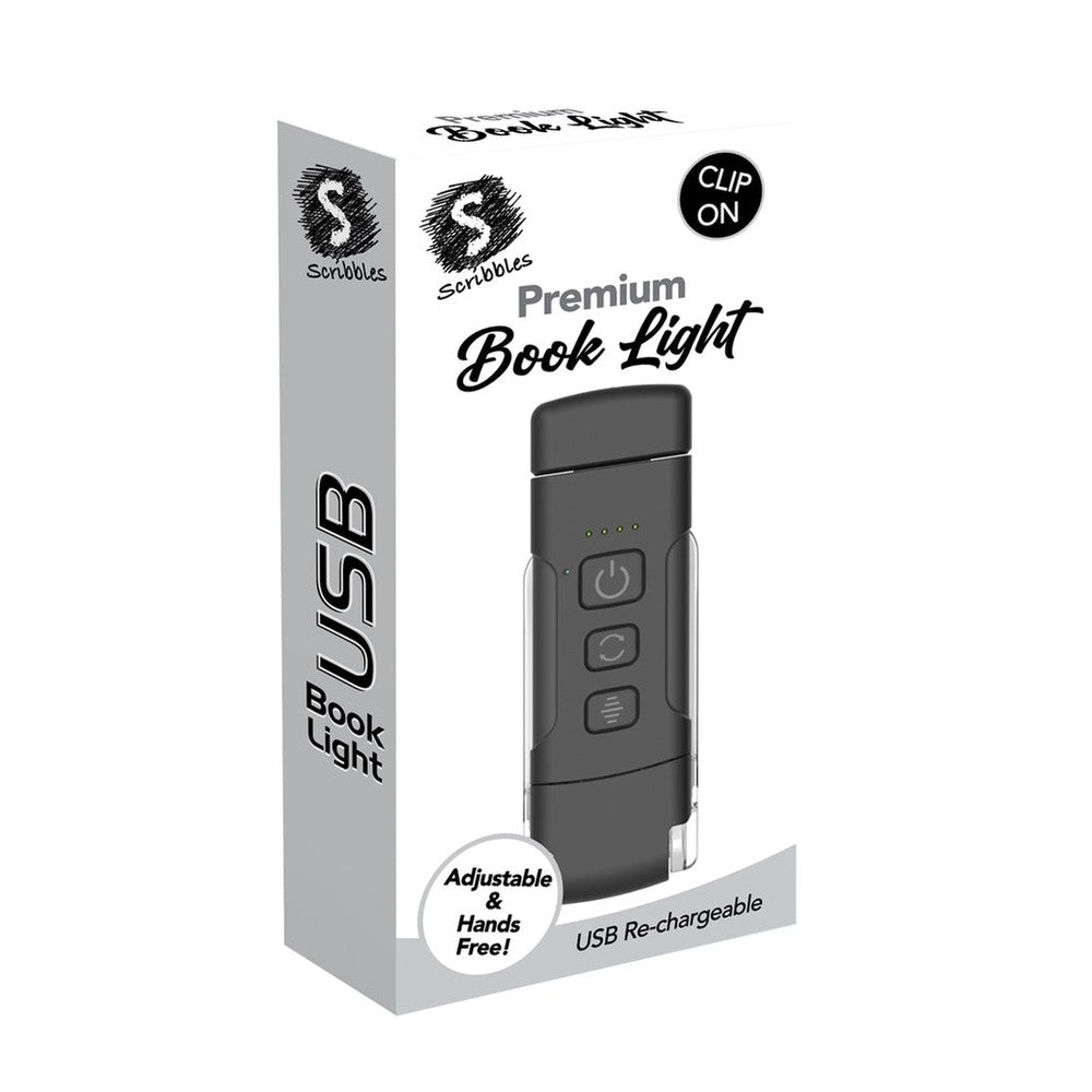 PREORDER LED USB Clip on Booklight (Black)