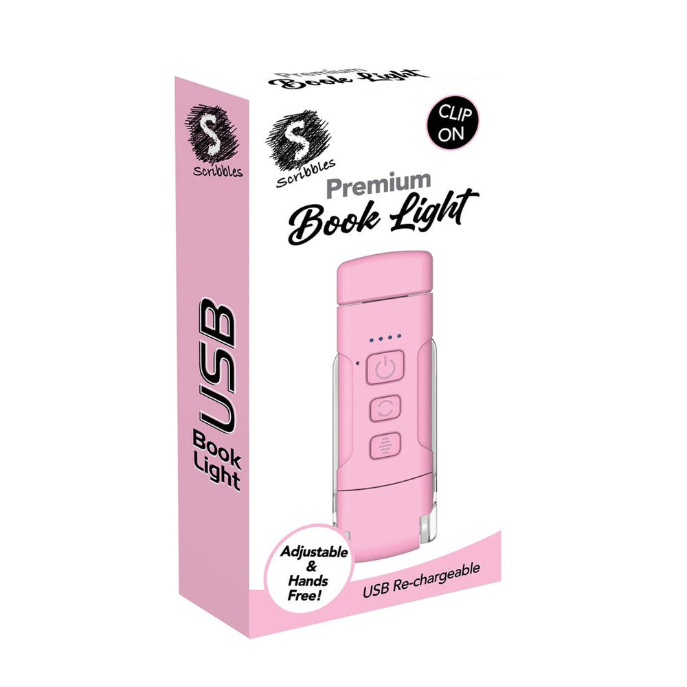 PREORDER LED USB Clip on Booklight (Pink)