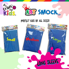 PREORDER Long Sleeve Art Smock - Medium 60cm(W) x 67cm(L)