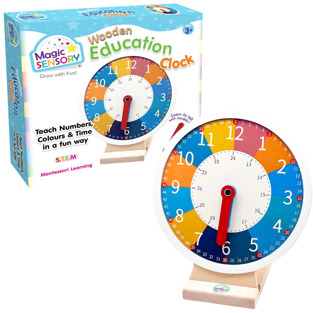PREORDER Wooden Learning Clock