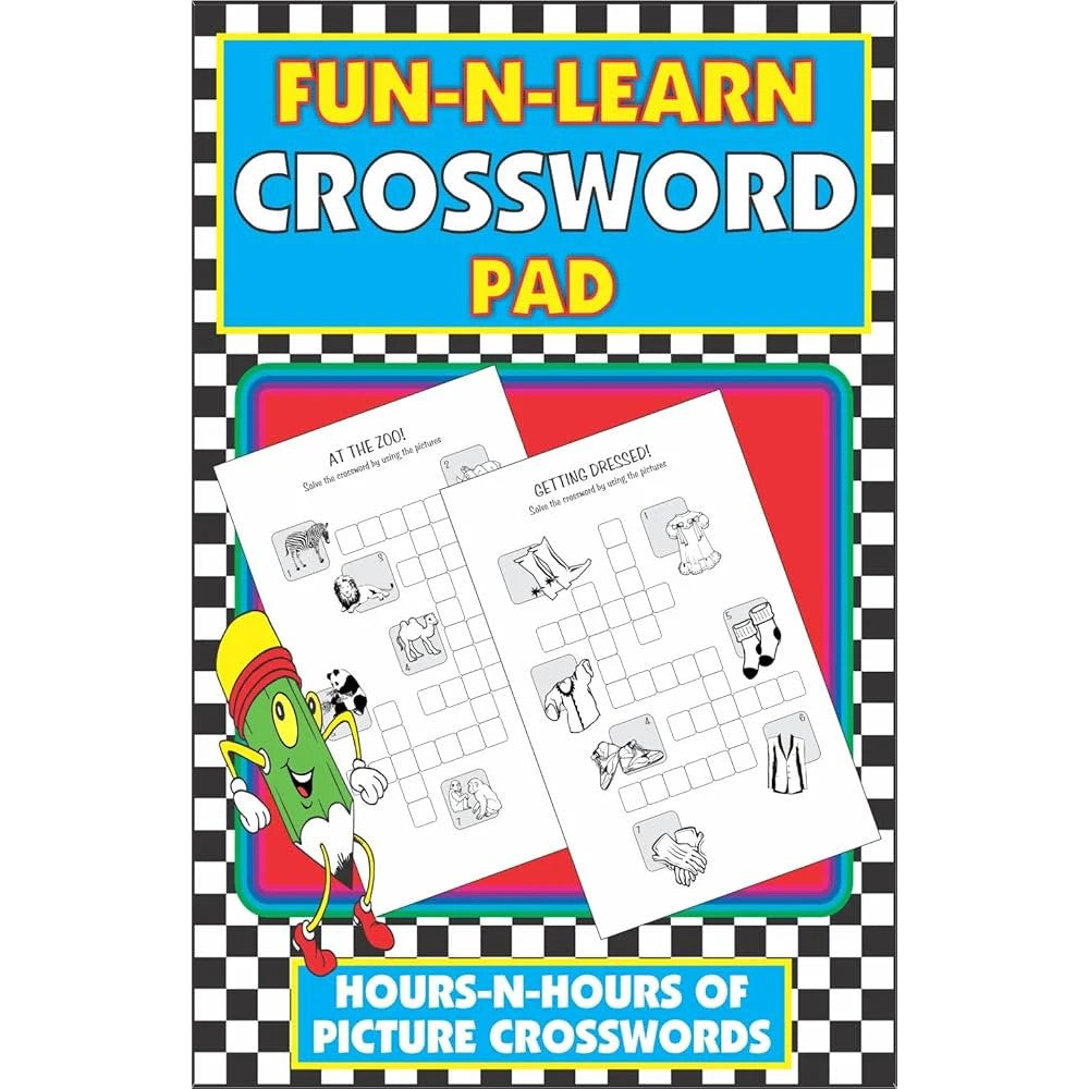 PREORDER Fun-N-Learn Crossword Pad