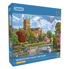 PREORDER Puzzle - Gibsons - Worcester from the River (500)