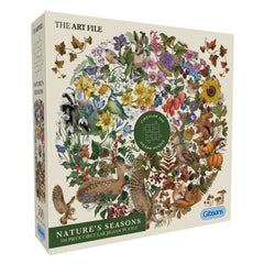 PREORDER Puzzle - Gibsons - The Art File: Natures Seasons (500 circ)