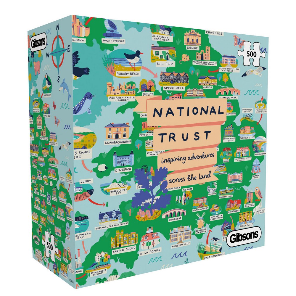 PREORDER Puzzle - Gibsons - National Trust: Across the Land (500)