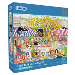 PREORDER Puzzle - Gibsons - Flea Market Moggies (1000)