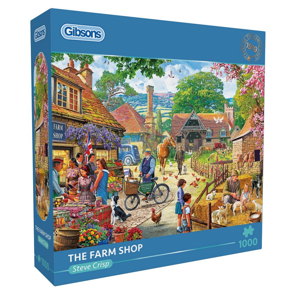 PREORDER Puzzle - Gibsons - The Farm Shop (1000)