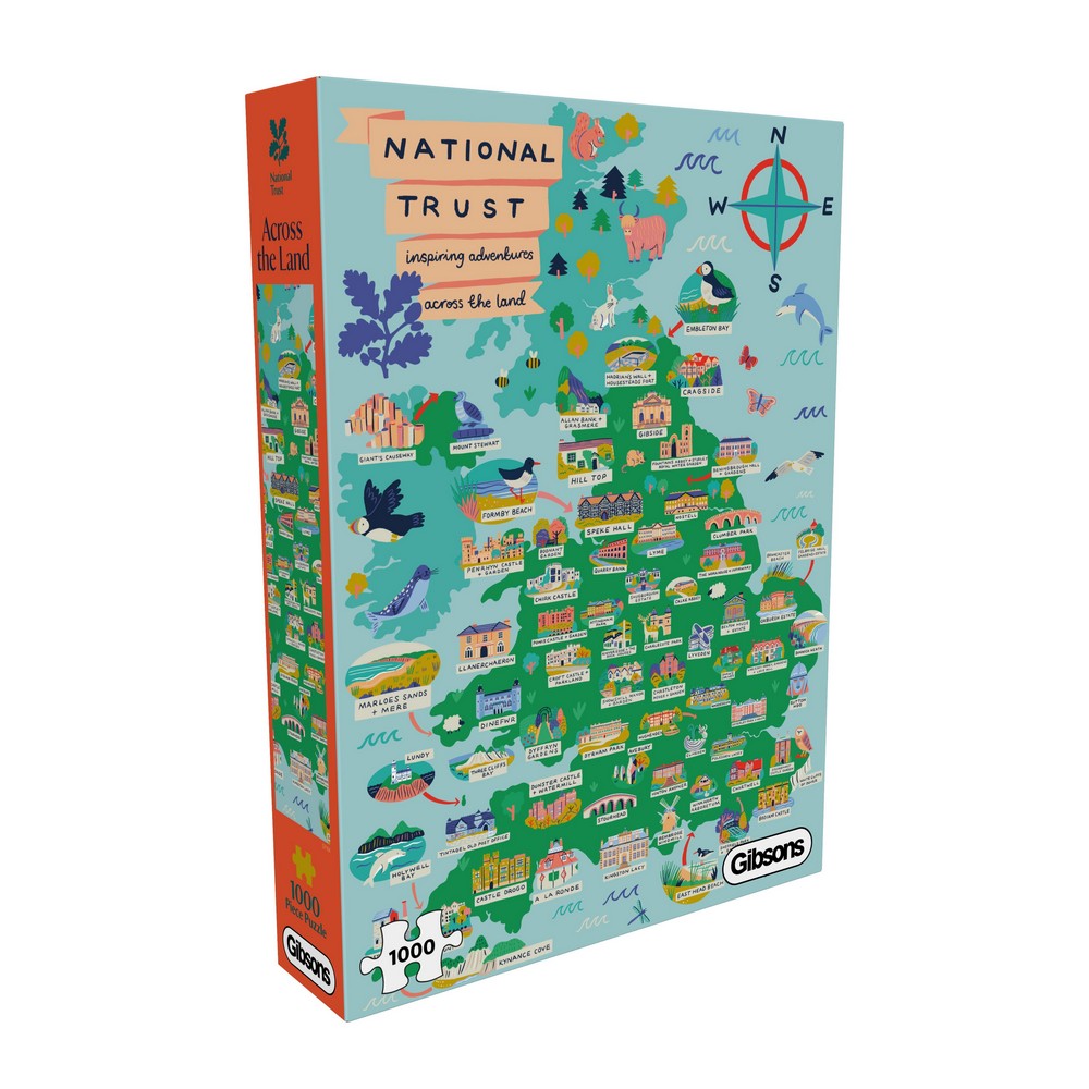 PREORDER Puzzle - Gibsons - National Trust: Across the Land (1000)