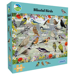 PREORDER Puzzle - Gibsons - RSPB: Blissful Birds (1000)