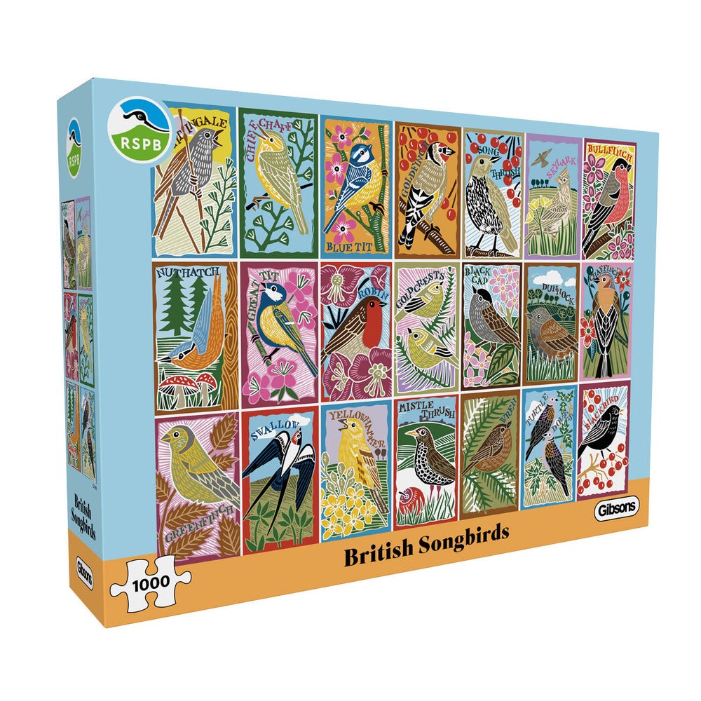 PREORDER Puzzle - Gibsons - RSPB: British Songbirds (1000)