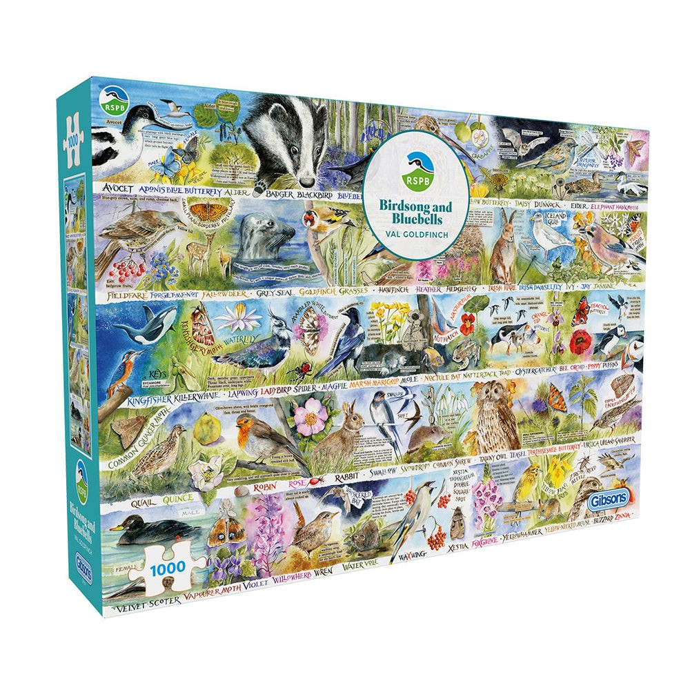 PREORDER Puzzle - Gibsons - RSPB: Birdsong & Bluebells (1000)