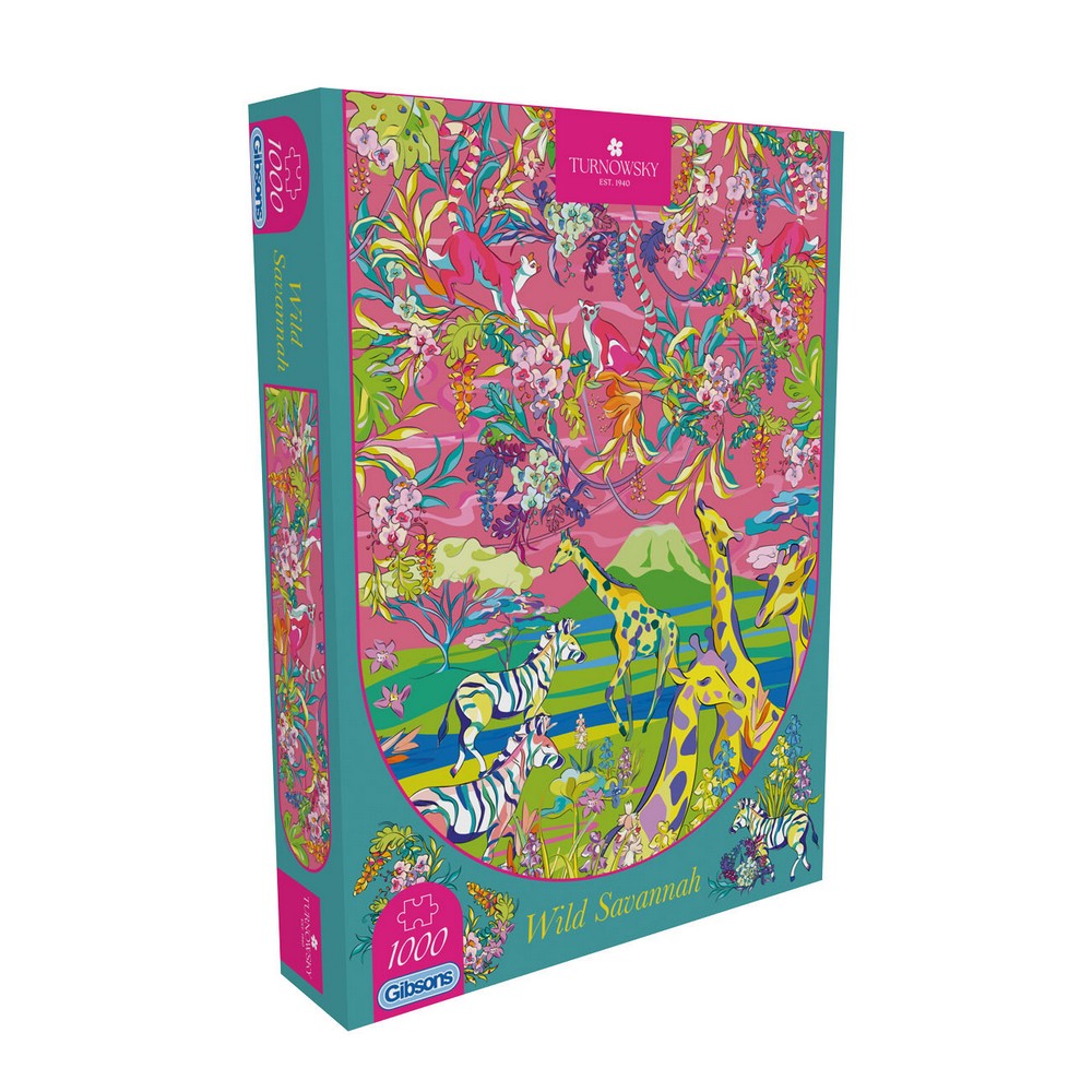 PREORDER Puzzle - Gibsons - House of Turnowsky: Wild Savannah (1000)