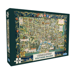 PREORDER Puzzle - Gibsons - London Town by Southern Railway (1000)