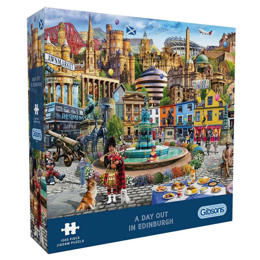 PREORDER Puzzle - Gibsons - A Day Out in Edinburgh (1000)