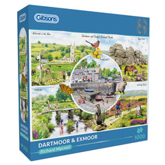 PREORDER Puzzle - Gibsons - Dartmoor & Exmoor (1000)