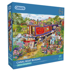 PREORDER Puzzle - Gibsons - Canal Boat Blooms (1000)