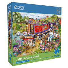PREORDER Puzzle - Gibsons - Canal Boat Blooms (500XL)