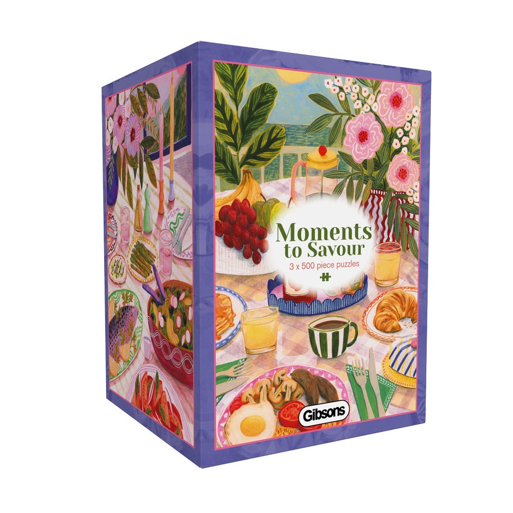 PREORDER Puzzle - Gibsons - Moments to Savour (3x500 Gift)