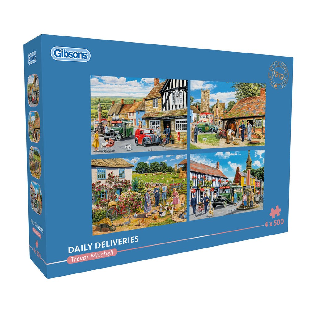 PREORDER Puzzle - Gibsons - Daily Deliveries (4x500)