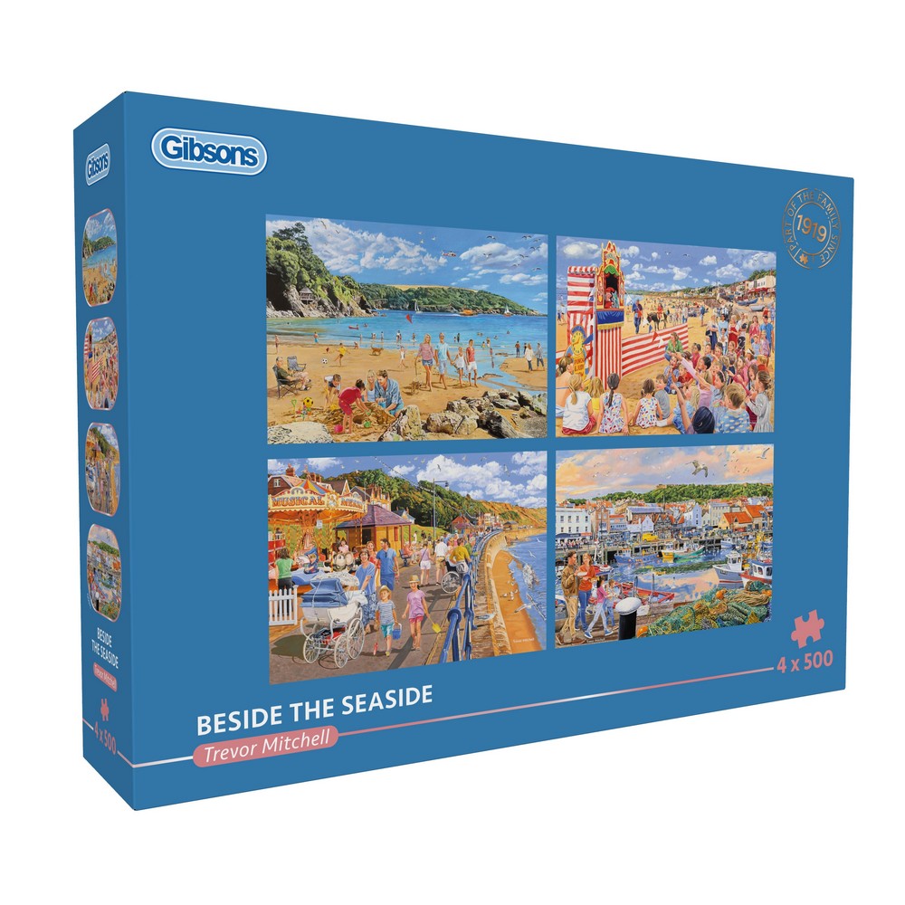 PREORDER Puzzle - Gibsons - Beside the Seaside (4x500)