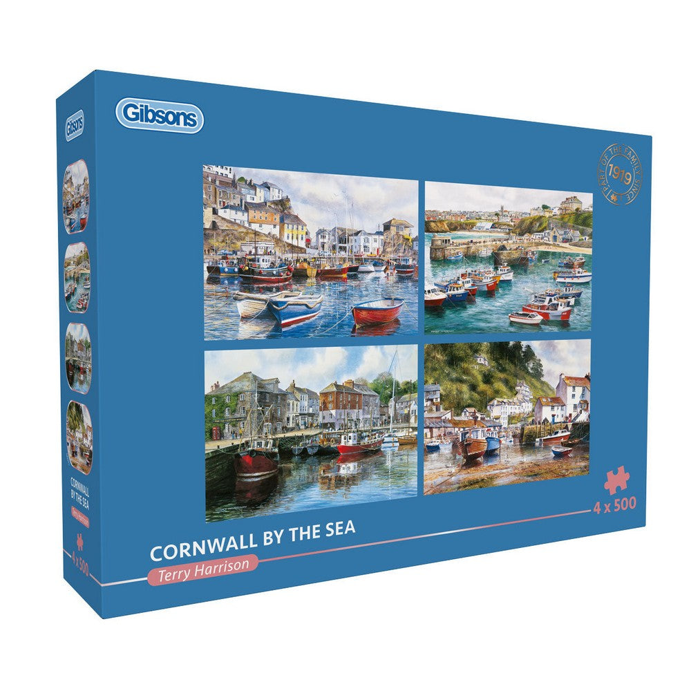 PREORDER Puzzle - Gibsons - Cornwall by the Sea (4x500)