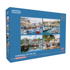 PREORDER Puzzle - Gibsons - Cornwall by the Sea (4x500)