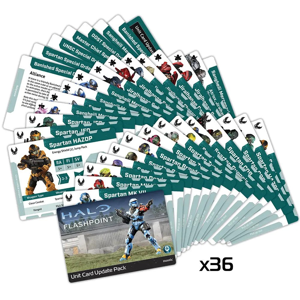 PREORDER Halo: Flashpoint - Unit Card Update Pack