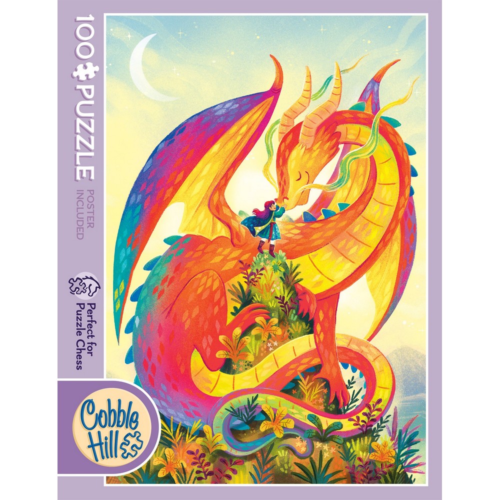 PREORDER Puzzle - Cobble Hill - Rainbow Dragon - 100pc